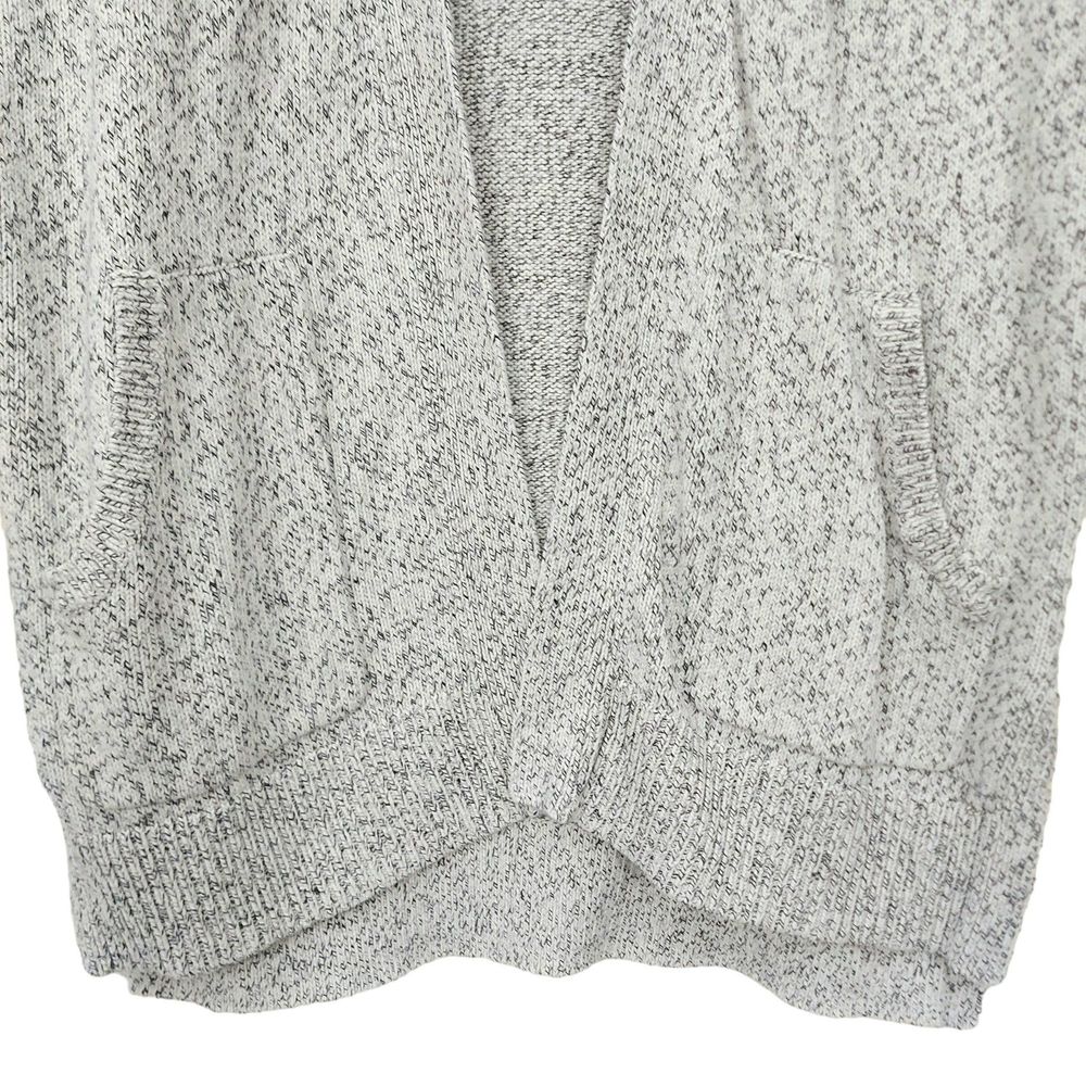 Madewell Womens Midlan Cardigan Sweater Small Gray Marled Long Sleeve Cotton - Picture 4 of 13